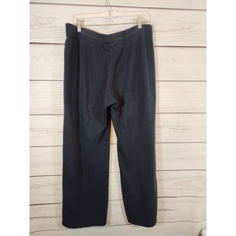 Nike Womens Solid Black Drawstring Sweatpants Hig… - image 2